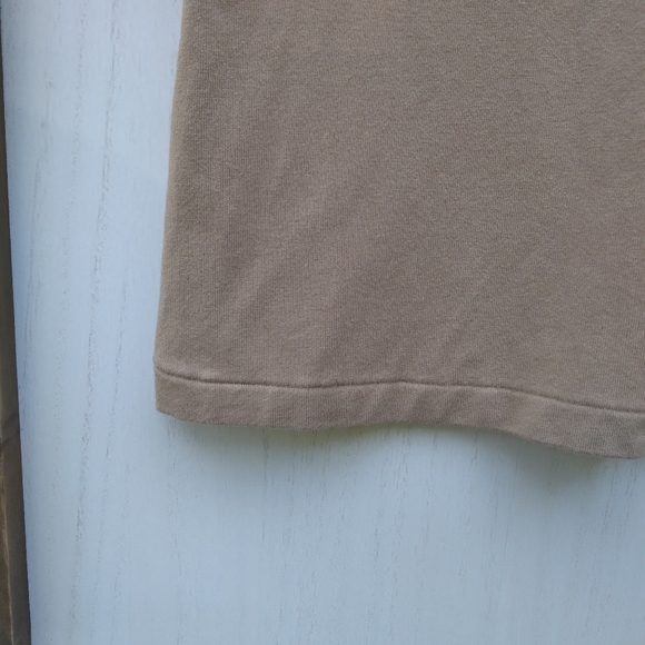 LAUREN RALPH LAUREN size large camel v neck - Picture 7 of 10